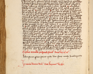 Bernard Gui: Speculi sanctoralis pars II. <br />  NL CR, sign. X B 15, fol. 133v. Late 14th century