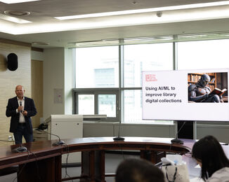 Meeting between the leadership of the NLCR and the National Library of Korea in Seoul