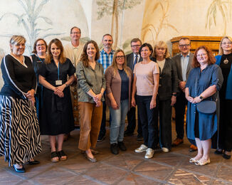 Visit of Colleagues from the National Library of Latvia to the NL CR / Photo: Z. Homolka Fedorová