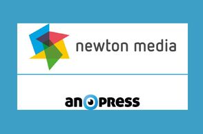 NewtonMedia and Anopress logo