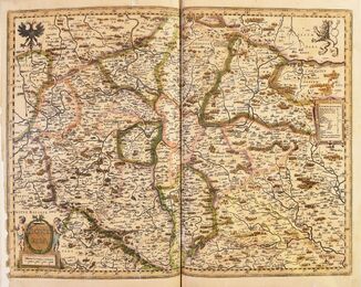 Gerhard Mercator: GERARDI MERCATORIS ATLAS SIVE COSMOGRAPHICAE MEDITATIONES …, Amsterdam, Henricus Hondius, 1623. Mapa Čech s názvem „Bohemia“ z roku 1623 v díle „Atlas sive Cosmographicae Meditationes …“ od Gerharda Mercatora, který byl jedním z nejvýznamnějších kartografů a vydavatelů zeměpisných atlasů v Nizozemí. Zde prezentovaná mapa je vytvořena podle mapy Čech od kartografa Pavla Aretina z Ehrenfeldu, tvůrce historicky třetí mapy českého území. Právě toto Aretinovo dílo používali jako vzor pro své mapy mnozí věhlasní kartografové. Zajímavostí této mapy je, že české nejvyšší pohoří Krkonoše (zde nazývané Montes Gigantium) na mapě doprovází latinsky psaná poznámka, že v těchto horách žije Rýbrcoul (Krakonoš), což je v české lidové tradici strážný duch a patron Krkonoš. NK ČR, sign. 19 ZZ 20 