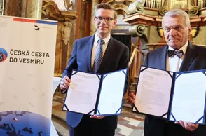 Memorandum o spolupráci na projektu Česká cesta do vesmíru