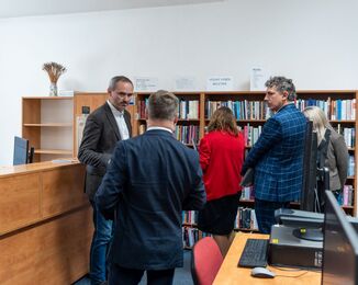 Návštěva z polské Národní knihovny ve Varšavě