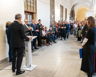 Čtyři noty z Ukrajiny, vernisáž 9. 4. 2025 / Foto: Z. Homolka Fedorová, NK ČR
