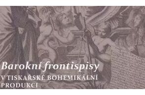 Titulní list knihy " Barokní frontispisy" z příruční knihovny