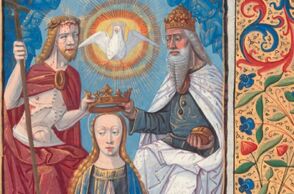 Rohanské hodinky ze Sychrova, NK ČR VI.D.25, f. 68r (výřez)