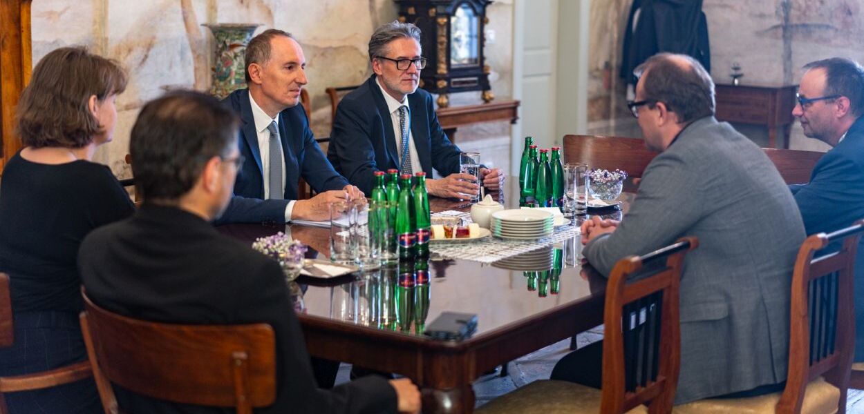 Delegace Ministerstva zahraničních věcí při návštěvě Národní knihovny ČR 19.6.2026 / Foto: Z. Homolka Fedorová, NK ČR