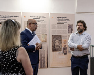 Vernisáž výstavy Ze stínů ke světlu. Galerie Klementinum 3. 8. 2026 / Foto: Z. Homolka Fedorová, NK ČR