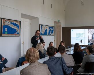 Pracovní návštěva odborné delegace NK ČR v Národní knihovně Polska / P. Morawiec (Biblioteka Narodowa)