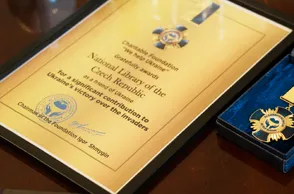 Národní knihovna získala ocenění "We help Ukraine"