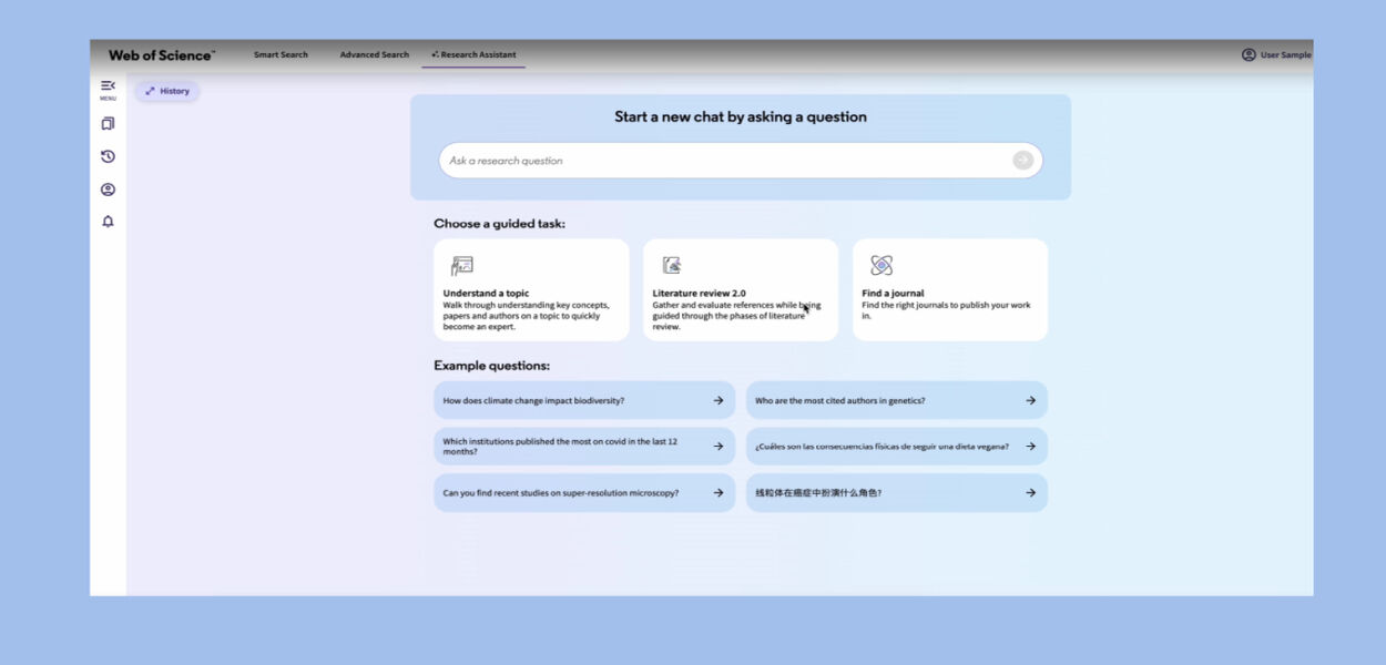 Web of Science Research Assistant