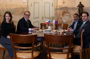 Návštěva katarského velvyslance v Národní knihovně