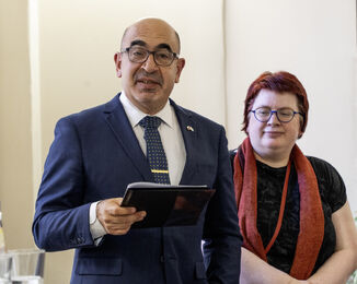 Vernisáž výstavy Ze stínů ke světlu. Galerie Klementinum 3. 8. 2026 / Foto: Z. Homolka Fedorová, NK ČR