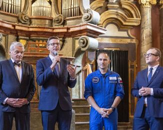 Podpis memoranda o spolupráci na projektu Česká cesta do vesmíru / Foto: Pavel Dvořák