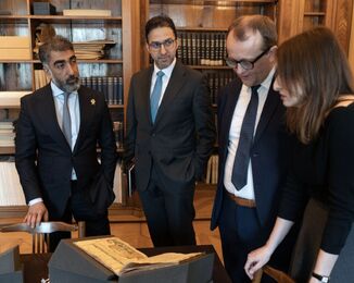 Návštěva katarského velvyslance v Národní knihovně ČR 13.1.2026