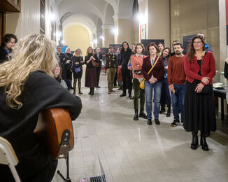 Vernisáž výstavy Polská fantastika 20.11.2025 / Foto: Petr Vrabec