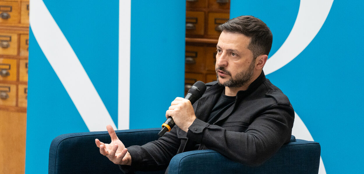 Ukrajinský prezident Volodymyr Zelenskyj 