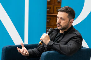 Ukrajinský prezident Volodymyr Zelenskyj 