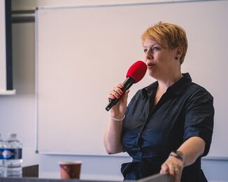Irena Adler Pavelková, ředitelka odboru cvičení a vzdělávání NÚKIB / Foto: Martin Weinpold