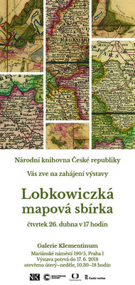 Pozvánka Lobkowiczká mapová sbírka